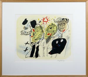 Kees Salentijn - Litho, Zonder titel - Ingelijst kopen? Bied vanaf 50!