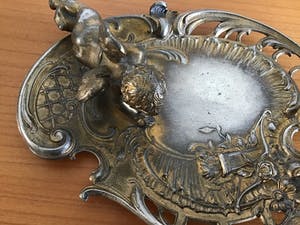 Curiosa - Jugendstil vide poche /visitekaartjes of sieradenschaaltje.WMF as. kopen? Bied vanaf 85!