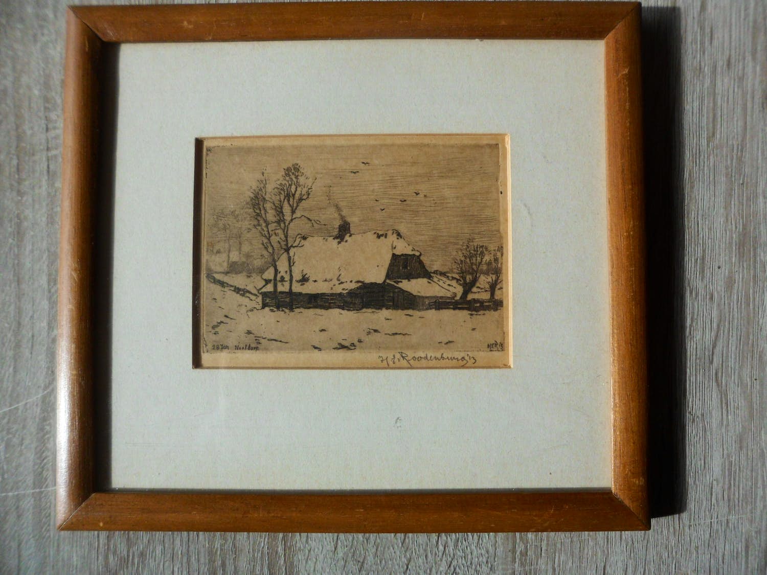 Hendrikus Roodenburg - Ets - Nootdorp, Boerderij in de winter bij Nootdorp kopen? Bied vanaf 25!