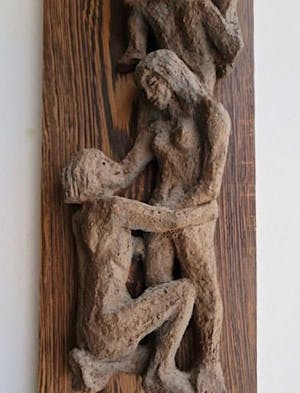 Klaas Pijlman - Familie - Sculpture van chamotteklei - Annotatie kunstenaar op achterzijde kopen? Bied vanaf 49!