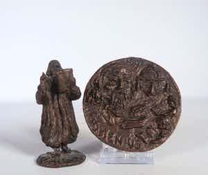 Bep van den Bergh - Brons, Penning en sculptuur van Comenius verkocht voor € 50!