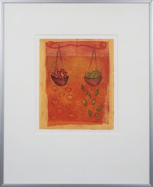 Lukie de Bree - Kleurenets en aquatint, Weegschaal - Ingelijst kopen? Bied vanaf 1!