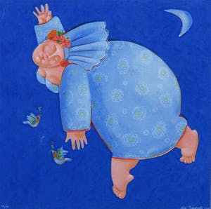 Ada Breedveld - Zeefdruk, Zonder titel - Ingelijst kopen? Bied vanaf 35!