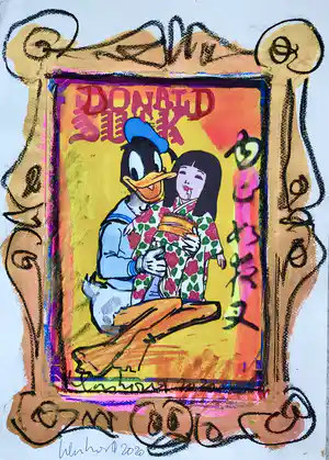 Peter Klashorst - Donald Duck verkocht voor € 69!