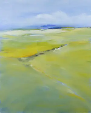 Puck Steinbrecher - Acryl op papier, Landschap - Ingelijst (Groot) kopen? Bied vanaf 150!