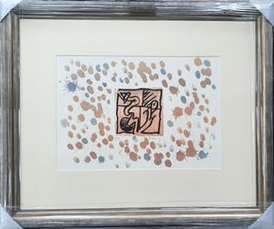 Pierre Alechinsky - Litho - Nieuw ingelijst! (Groot) kopen? Bied vanaf 770!