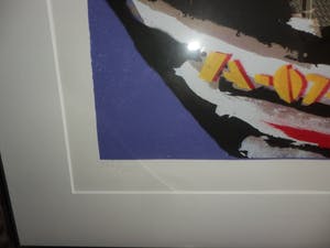 Herman Brood - Kleurenzeefdruk BOOTJE INGELIJST!!!! kopen? Bied vanaf 150!