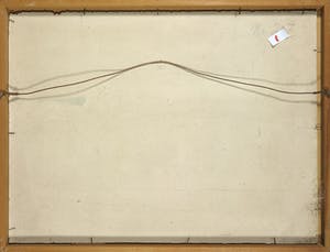 Jan Dekker - Olieverf op hardboard, Bomenrij - Ingelijst kopen? Bied vanaf 60!