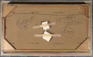 Jan Bollaert - 'Delta' - metalen sculptuur / mixed media in eigen lijsting kopen? Bied vanaf 50!