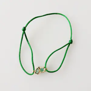 Smaragdgroene koordarmband kopen? Bied vanaf 300!