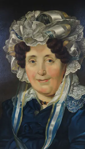 Niet of onleesbaar gesigneerd - Olieverf op doek, Portret van een vrouw - Ingelijst (Groot) kopen? Bied vanaf 1!