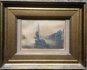 Jac. J. Koeman - Ets "Tjalk bij Zaandam" kopen? Bied vanaf 50!