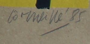 Corneille - Ingelijste litho:laatste proefdruk - 1985 kopen? Bied vanaf 150!