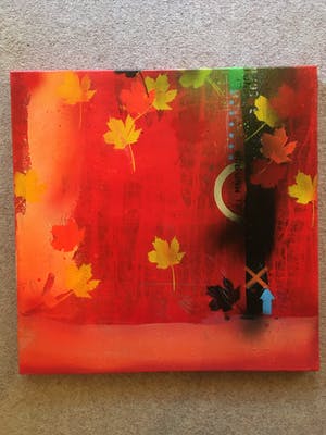 Niet of onleesbaar gesigneerd - Autumn red kopen? Bied vanaf 1!