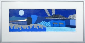 Ronald Boonacker - Zeefdruk, Aruba -Ingelijst (Groot) kopen? Bied vanaf 80!