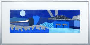 Ronald Boonacker - Zeefdruk, Aruba -Ingelijst (Groot) verkocht voor € 80!