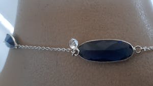 Curiosa - Vintage Zilveren ketting 925 met div. halfedelst. kopen? Bied vanaf 25!