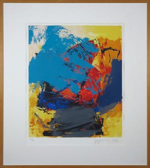 Robbert Fortgens - Zeefdruk, Vlag langs de Douro I - Ingelijst kopen? Bied vanaf 35!