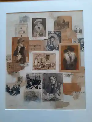 Enric Adsera Riba - Zeefdruk, Foto collage. verkocht voor € 40!