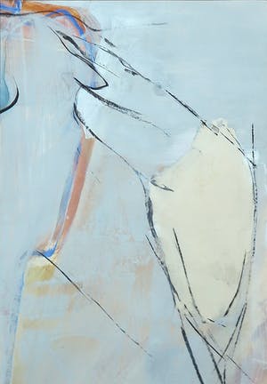 Ruud van der Beele - Gemengde techniek op papier, Z.t. Abstract - Ingelijst kopen? Bied vanaf 1!