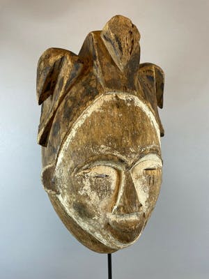 Punu - 210838 - African Punu-Lumbo mask - Gabon. kopen? Bied vanaf 45!