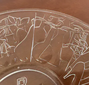 Gerard Thomassen - Kunstglazen bord 50 jaar ABC ontwerp Gerard Thomassen kopen? Bied vanaf 27!