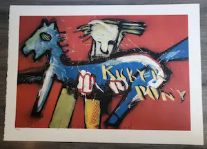 Herman Brood - Kick y'r pony (zéér groot!) kopen? Bied vanaf 450!
