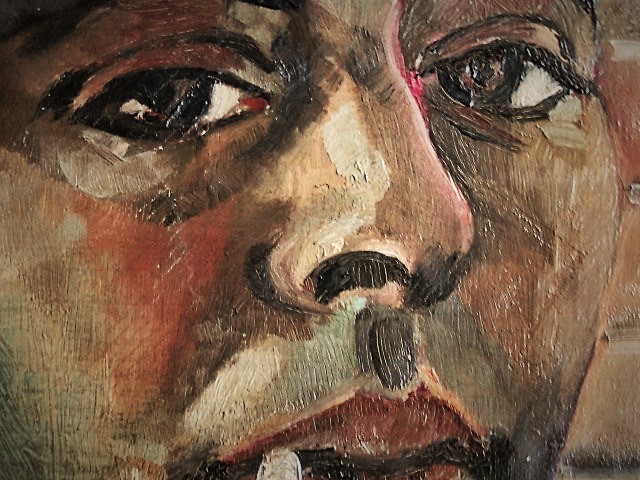 Eduard Croiset - 1936 - Flamboyant zelfportret van Joods Amsterdamse (reclame)schilder  kopen? Bied vanaf 1!