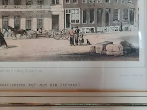 Pieter Trap - Het gebouw der maatschappij tot nut der zeevaart (aan de Boompjes - Rotterdam) kopen? Bied vanaf 1!