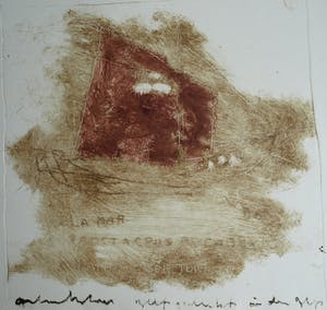 Anton Heyboer - Ets , Zeilschip “La mar”– 48 x 49½ cm – ca. 1985 kopen? Bied vanaf 100!
