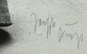 Joseph Beuys - Gesigneerd affiche Fond II Hessische Landesmuseum Darmstadt - Ingelijst (Groot) kopen? Bied vanaf 1!