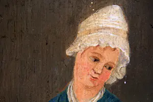 Niet of onleesbaar gesigneerd - De Schoenmaker - 1850 - Gemonogrammeerd kopen? Bied vanaf 10!