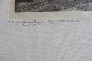 Johannes Graadt van Roggen - Gezicht op de Vismarkt in Middelburg. kopen? Bied vanaf 40!