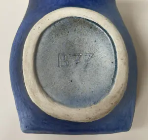 Keramische industrie Loré - Zeldzame Brutalistisch planter/duo solifleur vaas B77 by Matt Camps kopen? Bied vanaf 85!