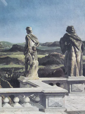 Carel Willink - Landschap met museum kopen? Bied vanaf 350!