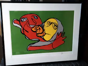 Karel Appel - the green kiss kopen? Bied vanaf 699!