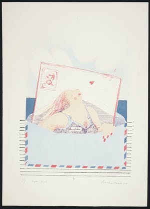 Bertha Haak - Litho, Zonder titel kopen? Bied vanaf 1!