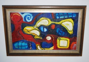 Wil van Leeuwen - [toegeschreven] - jaren 60 - olieverf op doek, in een hoogwaardige lijst kopen? Bied vanaf 50!