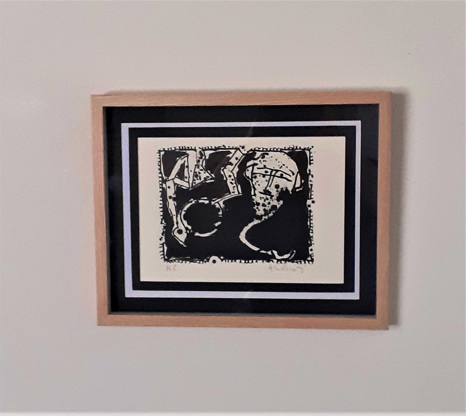 Pierre Alechinsky - Astrologie poétique' (prachtig gelijst), kleinere oplage verkocht voor € 695!