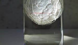 Niet of onleesbaar gesigneerd - Design cilindervaas met inwendig craquelé kopen? Bied vanaf 1!