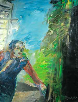 Annemarie Fischer - Olieverf op doek, Figuur (Groot) verkocht voor € 1!