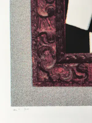 JCJ VANDERHEYDEN - zeefdruk ‘Checkerboard’ - artist proof kopen? Bied vanaf 325!