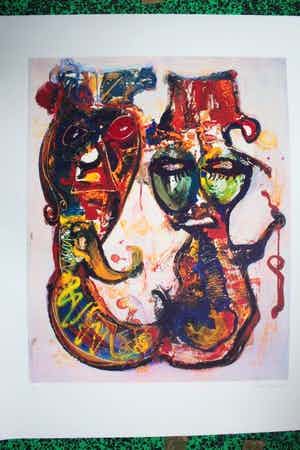 Jan te Wierik - Zonder titel verkocht voor € 90!