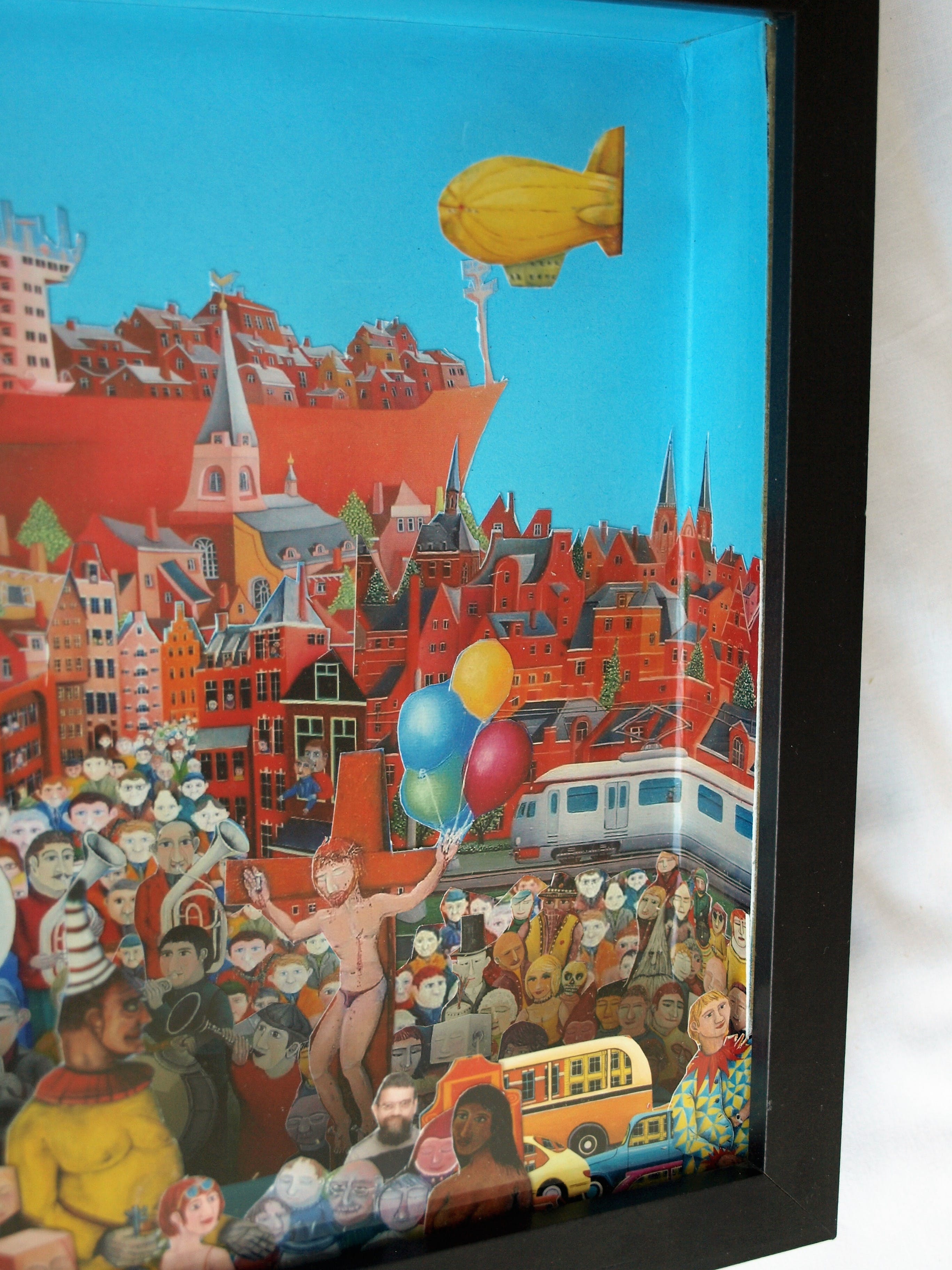 Peer Mijland - Collage met zelfportret – ca 1999  kopen? Bied vanaf 90!