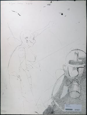 Paulus Geeve - Pen en inkt, Demasque kopen? Bied vanaf 1!