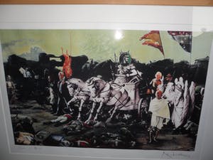 Rob Scholte - Zeefdruk. titel, " Vrede van Munster". kopen? Bied vanaf 80!