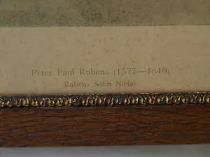Peter Paul Rubens - Ingelijste prent, “Portret van zijn zoon Nicolas” kopen? Bied vanaf 1!