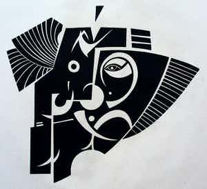 Pavel Husa - Linosnede verkocht voor € 50!