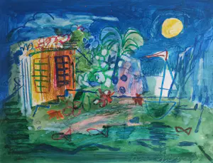 Hans Truijen - gouache –ingelijst kopen? Bied vanaf 799!