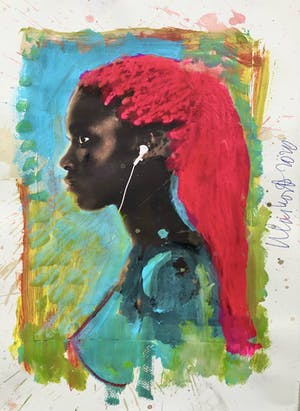 Peter Klashorst - African Beauty kopen? Bied vanaf 1!